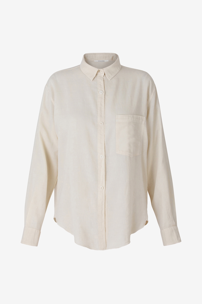 Pomandère | Shirt with knot, naturally dyed - Emporio Worcester